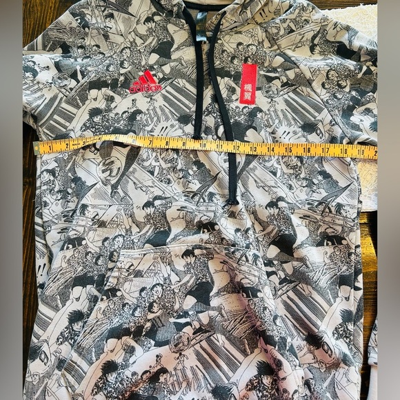 CAPTAIN TSUBASA HOODIE Adidas collaboration - Picture 5 of 6